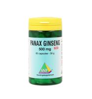 SNP Panax ginseng 500mg puur 60 Vegetarische capsules - thumbnail
