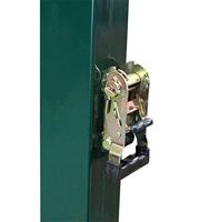 SET METALLIC VOLLEYBALL POLES, FIXED, 80X80MM SQUARE - thumbnail