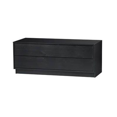 WOOOD TV-meubel 'Finca' Mat zwart, 100cm