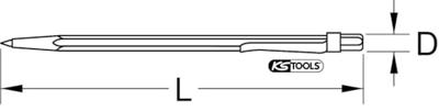 KS Tools 3000301 Kraspen Gereedschapsstaal