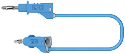 Electro PJP 2117-CD1-50Bl Meetsnoer Bananenstekker Bananenstekker 50 cm Blauw 1 stuk(s)