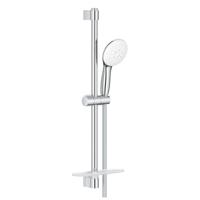 GROHE Tempesta 110 Glijstangset - 60cm - ronde handdouche - 3 straalsoorten - gladde doucheslang - met zeephouder - chroom 27600003 - thumbnail