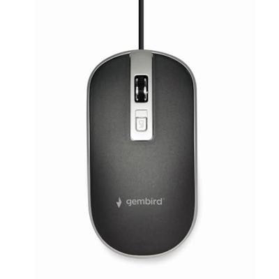 Muis met Kabel en Optische Sensor GEMBIRD MUS-4B-06-BS 1200 DPI (1 Stuks) - thumbnail