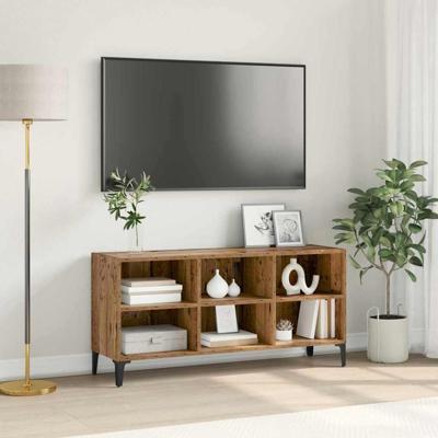 Oude Houten TV Stand Oude Hout Gefabriceerd hout, Metaal