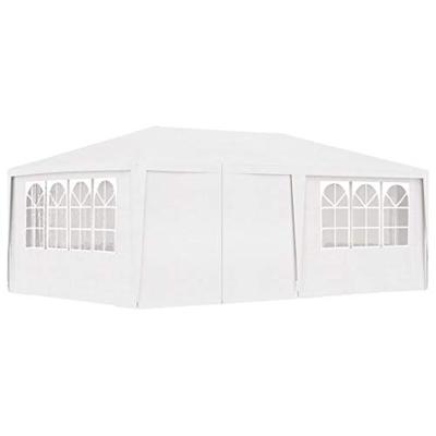 VidaXL Partytent met zijwanden professioneel 90 g/m² 4x6 m wit - thumbnail