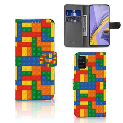 Samsung Galaxy A51 | Telefoon Hoesje | Blokken | Portemonnee hoesje Samsung Galaxy A51 | Telefoon Hoesje | Blokken | Portemonnee hoesje