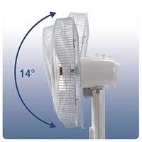 Honeywell HSF600WE QuietSet Staande ventilator 40 W (Ø x h) 40 cm x 1220 mm Wit In hoogte verstelbaar, LED-display, Met afstandsbediening, Oscillerend, - thumbnail