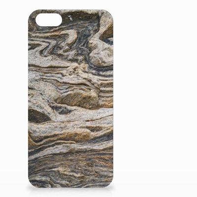 Apple iPhone SE | 5S | TPU | Siliconen hoesje | Steen Apple iPhone SE | 5S | TPU | Siliconen hoesje | Steen