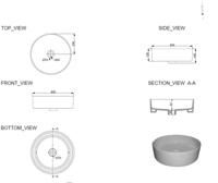 Wiesbaden Link opzetwastafel rond 400x145 wit - thumbnail