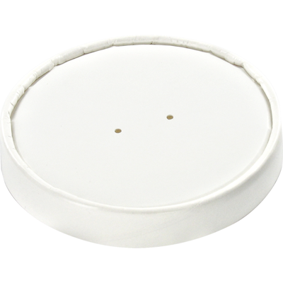 Deksel | Karton + PE | rond | Ø91mm | wit | 500 stuks