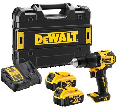 DeWalt dcd709p2t | compacte accu klopboormachine | 18v | 2 x 5.0 ah li-ion accu's | in tstak koffer DeWalt dcd709p2t | compacte accu klopboormachine | 18v | 2 x 5.0 ah li-ion accu's | in tstak koffer
