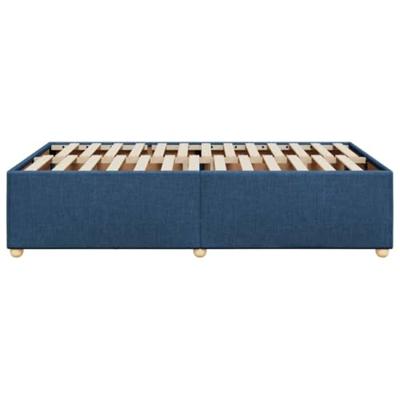 Bedframe zonder matras 120x190 cm stof blauw