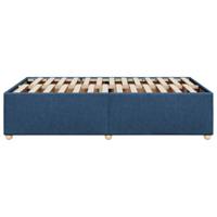 Bedframe zonder matras 120x190 cm stof blauw - thumbnail