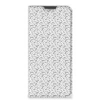 OPPO A54s | A16 | A16s | Hoesje met Magneet | Stripes Dots - thumbnail