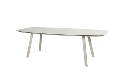 Manolo eettafel latte met geprint keramiek tafelblad 240 x 103 cm Manolo eettafel latte met geprint keramiek tafelblad 240 x 103 cm