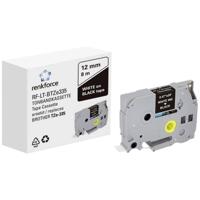 Labeltape Renkforce RF-LT-BTZe335 Compatibel vervangt Brother TZe-335 12 mm Tapekleur: Zwart Tekstkleur: Wit 8 m - thumbnail