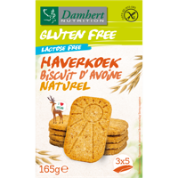 Haverkoekjes naturel glutenvrij 165 Gram - thumbnail