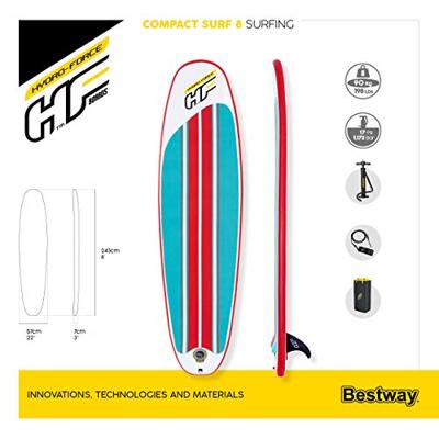 Bestway stand up paddleboard hydro-force compact surf 8 243x57x7 cm