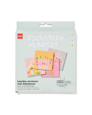 HEMA Kaartjes versieren met edelstenen