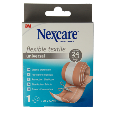 Nexcare Textile flexible 1mx6cm 1 Stuks