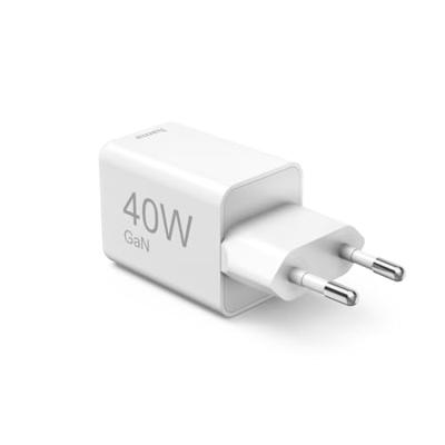Hama USB-oplader 40.00 W USB-C stekker USB PD Wit Thuis GaN Hama USB-oplader 40.00 W USB-C stekker USB PD Wit Thuis GaN