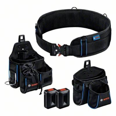 Bosch Professional Kit belt 108, GWT 2, GWT 4, 2x holder 1600A0265R Doe-het-zelver, Handwerker Gereedschapstas set leeg Bosch Professional Kit belt 108, GWT 2, GWT 4, 2x holder 1600A0265R Doe-het-zelver, Handwerker Gereedschapstas set leeg