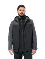 Jack wolfskin Taubenberg 3 in 1 jas Heren Phantom L - thumbnail