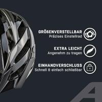 Olympic Sportswear Alpina sports tour helm panoma 2.0 52-57 glans zwart/grijs - thumbnail