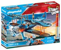 Playmobil 70831 Air Stuntshow Dubbeldekker - thumbnail