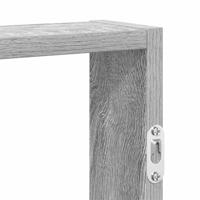 Wandschap 43x9x60 cm bewerkt hout grijs sonoma eikenkleurig - thumbnail