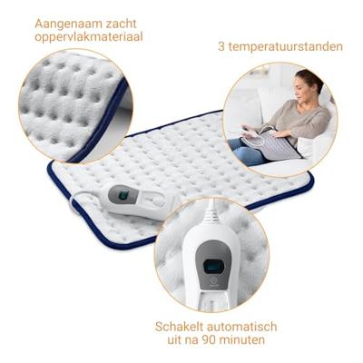 MEDISANA - HP 405 - Verwarmingsdeken - 3 temperatuurstanden - Automatische uitschakeling na 90 minuten - thumbnail