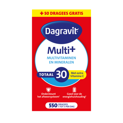 Dagravit Totaal 30 tijdelijk 50 dragees gratis 500 Dragees