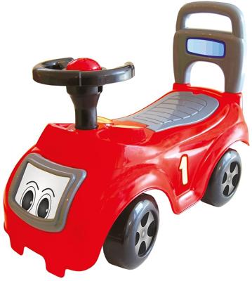 Dolu Sit & Ride Rood/Zwart Loopauto