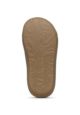 NATURINO® suède schoentjes 'eerste stapjes' ponyprint NATURINO® zwart