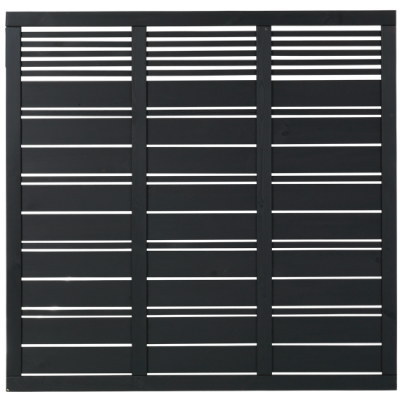 Zwart Houten Tuinscherm Silence 176 x 170 CM
