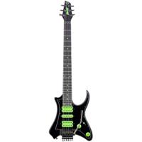 Traveler Guitar Vaibrant Deluxe V88X Cosmic Black met gigbag - thumbnail