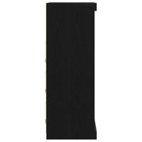 Dressoir Zwart Eiken 60.5 x 37 x 100 cm Bewerkt hout - thumbnail