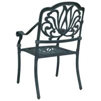 Tuinstoelen 2 st gietaluminium groen - thumbnail