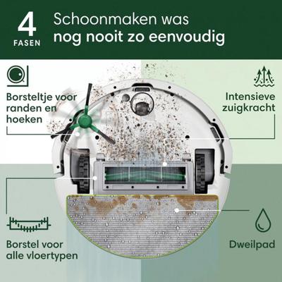 Irobot ROOMBA 105 COMBO ROBOT robotstofzuiger Wit