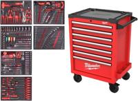 Milwaukee toolguard gevulde stalen gereedschapswagen | 27"/69 cm | grijs | 337-delig - 4932500746 - thumbnail