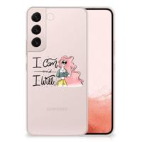 Samsung Galaxy S22 Telefoonhoesje met Naam i Can - thumbnail