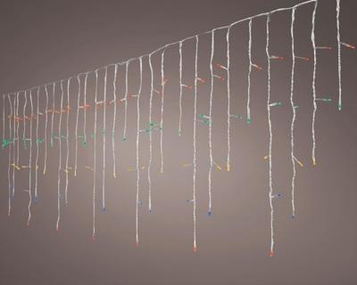 Led fonkel icicle verlichting 490 lampjes multi colour