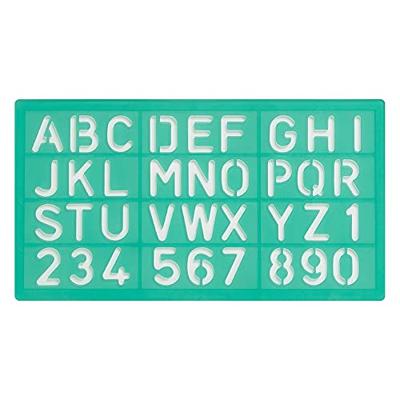 Linex lettersjabloon set met 3 stuks, in een ophangetui Linex lettersjabloon set met 3 stuks, in een ophangetui
