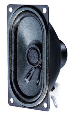 Magnetisch afgeschermde 4 x 7 cm (1,6" x 2,8") fullrange driver Magnetisch afgeschermde 4 x 7 cm (1,6" x 2,8") fullrange driver