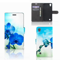LG X Power Hoesje Orchidee Blauw - Cadeau voor je Moeder - thumbnail