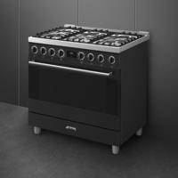 SMEG B91GMMBNLK2 Classici Esthetisch Fornuis met Gas Kookplaat - thumbnail