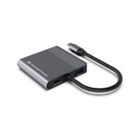 Conceptronic DONN13G laptop dock & poortreplicator Bedraad USB 3.2 Gen 1 (3.1 Gen 1) Type-C Grijs - thumbnail