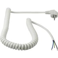 AS Schwabe 70423 Aansluitkabel Stroom Wit 1 m - thumbnail