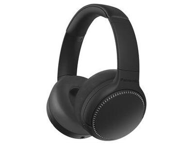 Panasonic RB-M500BE-K Bluetooth over-ear hoofdtelefoon (spraakbediening, bass reactor, 1,2 m kabel, tot 30 uur batterijduur) zwart