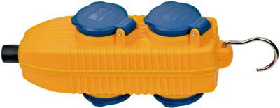 Brennenstuhl Stopcontactblok 230V / 16A IP54 4-voudig - 1081070010 Brennenstuhl Stopcontactblok 230V / 16A IP54 4-voudig - 1081070010